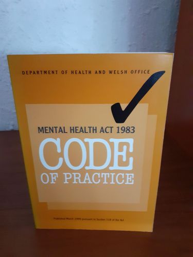 Portada del libro de Mental Health Act 1983: Code Of Practice