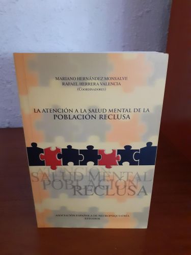 Portada del libro de La atención a la salud mental de la población reclusa