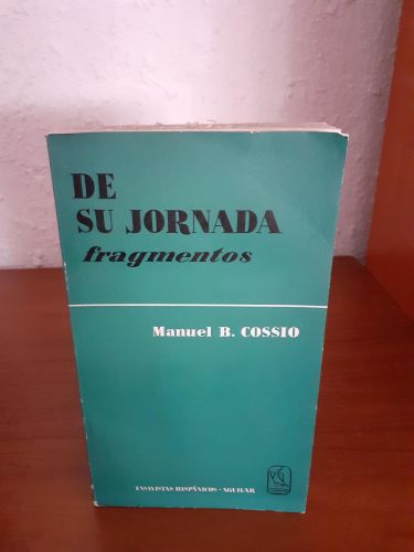 Portada del libro de De su jornada, fragmentos