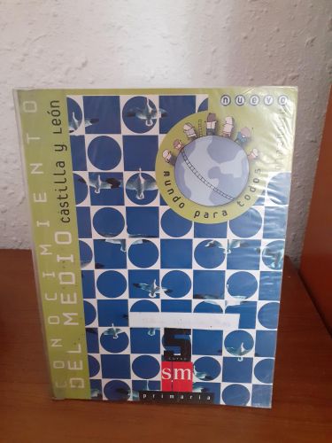 Portada del libro de Conocimiento del medio. 5 Primaria. Nuevo proyecto Mundo para todos. Castilla y León