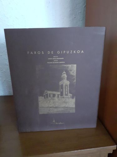 Portada del libro de Faros de Gipuzkoa