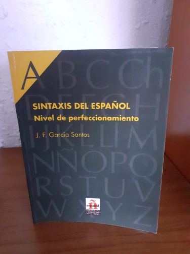 Portada del libro de Sintaxis Del Espanol - Nivel De Perfeccionamiento.