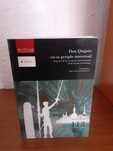 Portada del libro de Don Quijote en su periplo universal: Aspectos de la recepción internacional de la novela cervantina