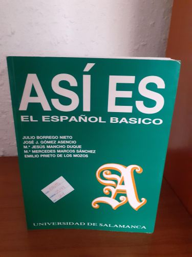 Portada del libro de Así es el español básico
