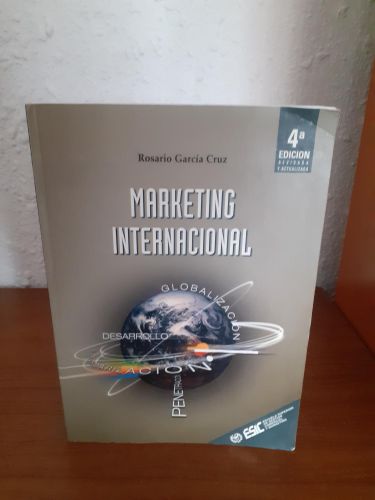 Portada del libro de Marketing internacional