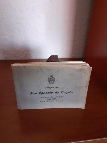 Portada del libro de Colegio San Ignacio de Loyola Catalogo de alumnos 1966-1967 San Sebastían