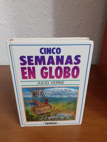 Portada del libro de Cinco semanas en globo