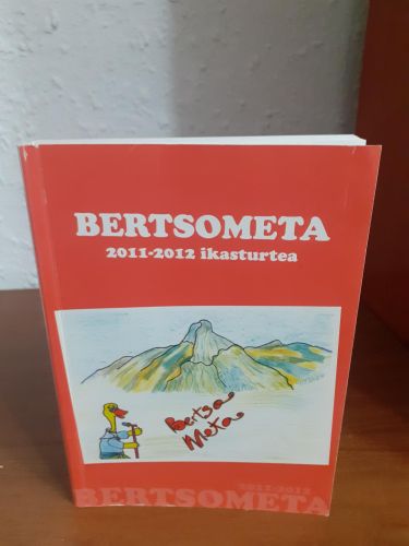 Portada del libro de Bertsometa 2011-2012 ikasturte