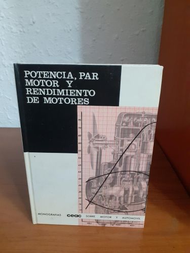 Portada del libro de Potencia, par motor y rendimiento de motores