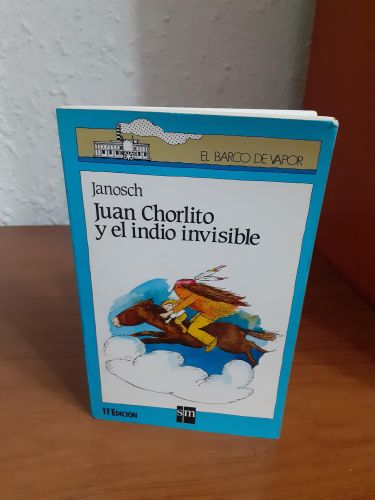 Portada del libro de Juan Chorlito y el indio invisible