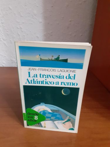 Portada del libro de La travesía del Atlantico a remo