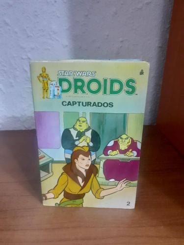 Portada del libro de Star wars Droids capturados