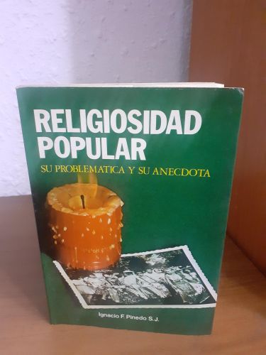 Portada del libro de Religiosidad popular, su problemática y su anécdota