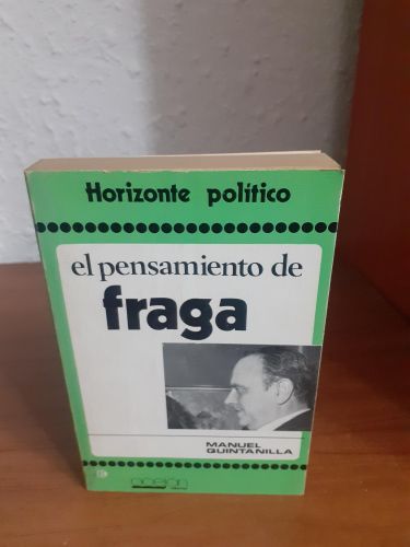 Portada del libro de Pensamiento de Fraga, el