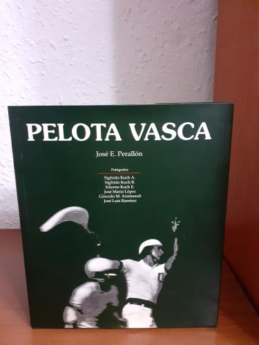 Portada del libro de Pelota vasca