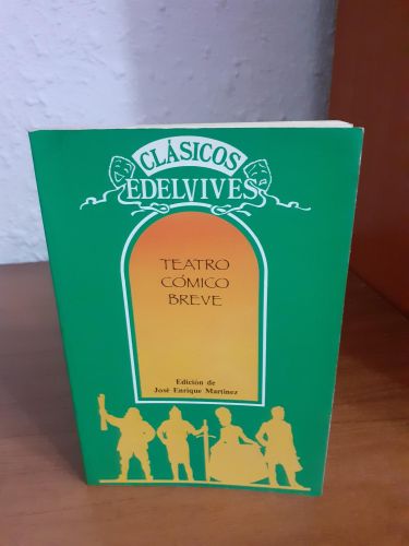 Portada del libro de Teatro cómico breve