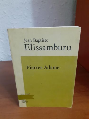 Portada del libro de Piarres Adame