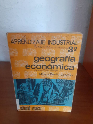 Portada del libro de APRENDIZAJE INDUSTRIAL 3º GEOGRAFIA ECONOMICA