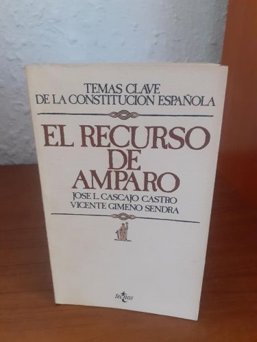 Portada del libro de El recurso de amparo