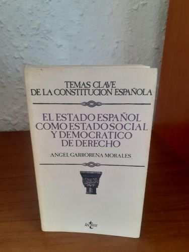 Portada del libro de El estado español como estado social y democrático de derecho