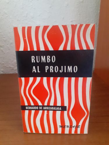 Portada del libro de Rumbo al prójimo