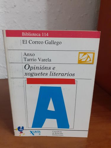 Portada del libro de Opinions e xoguetes literarios