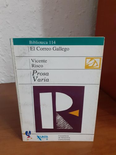Portada del libro de Prosa varia