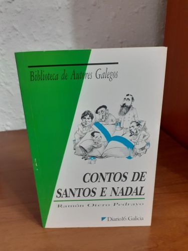 Portada del libro de Contos de Santos e Nadal
