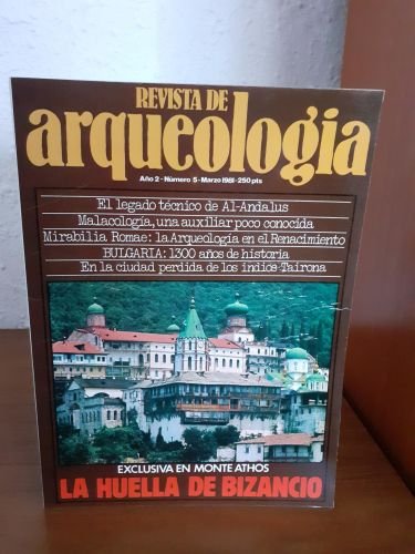 Portada del libro de Revista de arqueología año 2 número 5 marzo 1981