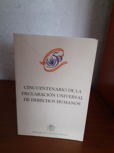 Portada del libro de Cincuentenario de la declaración universal de derechos humanos