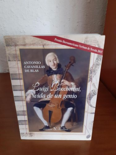 Portada del libro de Luigi Boccherini, vida de un genio. 
