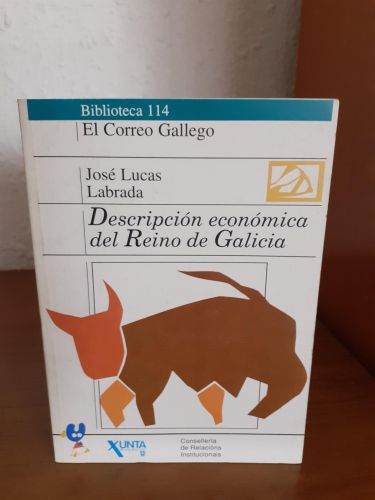 Portada del libro de Descripción económica del Reino de Galicia