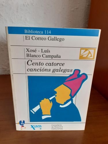Portada del libro de Cento catorce cancións galegas