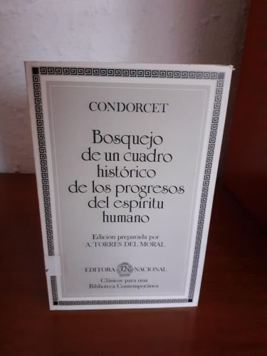 Portada del libro de Bosquejo de un cuadro histórico de los progresos del espíritu humano