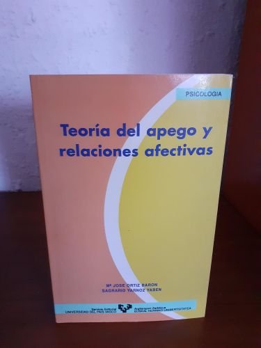 Portada del libro de Teoría del apego y relaciones afectivas