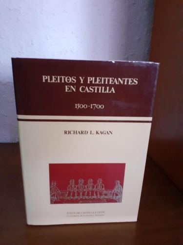 Portada del libro de Pleitos y pleiteantes en Castilla, 1500-1700