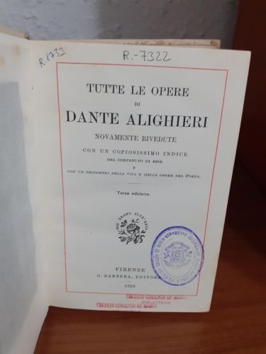 Portada del libro de Tutte le opere