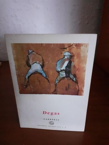 Portada del libro de Degas, Carreras