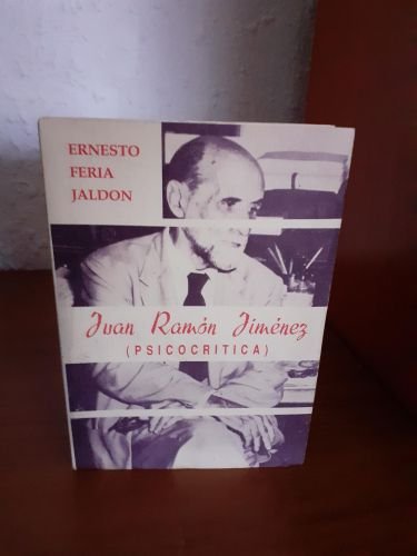 Portada del libro de Juan Ramón Jiménez (Psicocrítica)