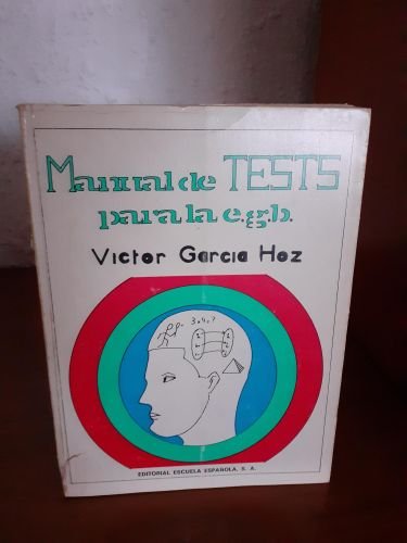 Portada del libro de Manual de tests para la egb