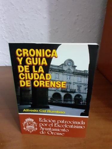 Portada del libro de Crónica y guía de la Ciudad de Orense