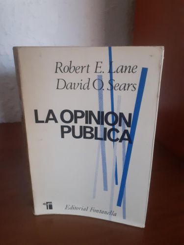 Portada del libro de La opinión pública