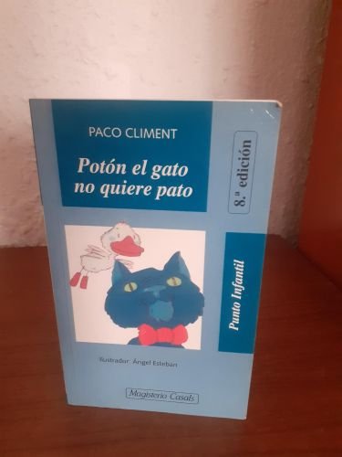 Portada del libro de Potón el gato no quiere pato
