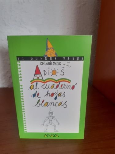 Portada del libro de Adiós al cuaderno de hojas blancas