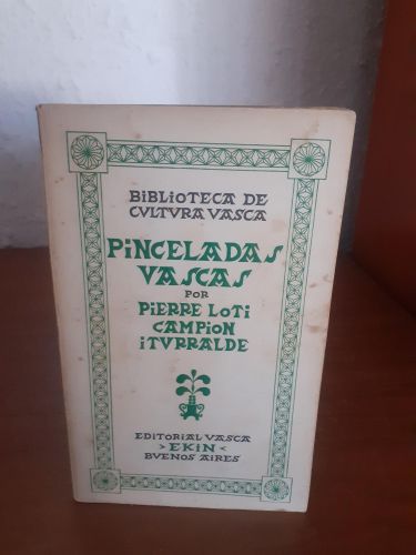 Portada del libro de Pinceladas vascas