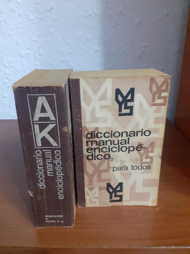 Portada del libro de DICCIONARIO MANUAL ENCICLOPEDICO PARA TODOS // 2 TOMOS