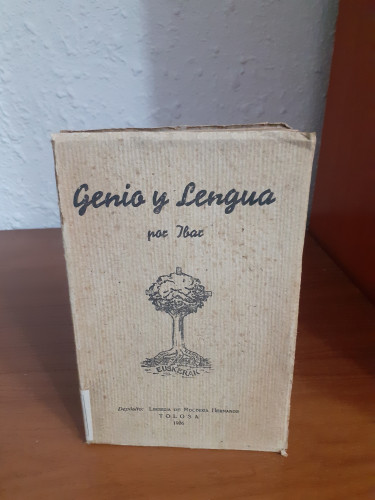 Portada del libro de GENIO Y LENGUA