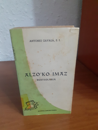 Portada del libro de ALZO'KO IMAZ BERTSOLARIA