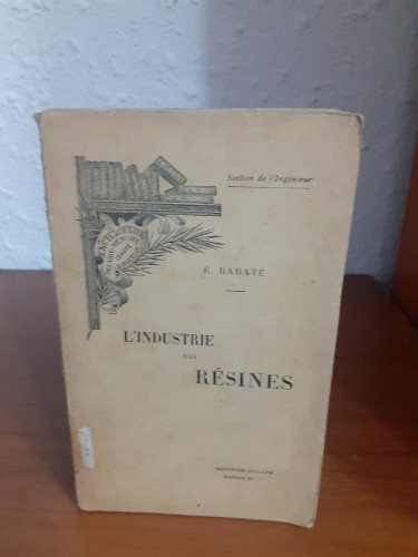 Portada del libro de L'INDUSTRIE DES RESINES