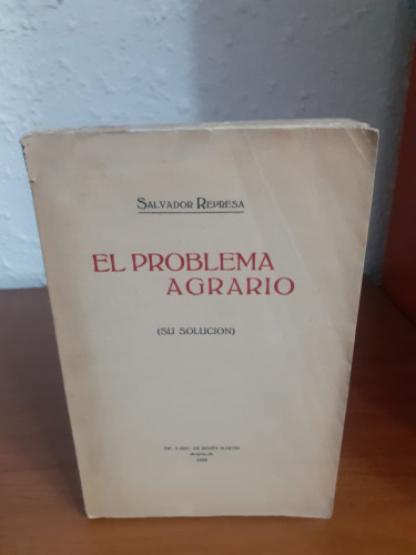 Portada del libro de PROBLEMA AGRARIO SU SOLUCION, EL